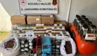 Kocaeli'de jandarmadan büyük operasyon: 800 bin TL'lik kaçak makaron ve e-sigara yakalandı