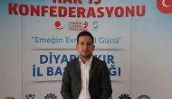 HAK-İŞ Diyarbakır İl Başkanı Aküzüm'den 1 Mayıs mesajı: İşten çıkarılan emekçilere destek sözü
