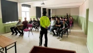 Hisarcık'ta motosiklet kazalarını önlemek için "Bir Kural Bir Ömür" projesi başladığı açıklandı