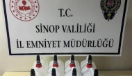 Sinop'ta kaçak etil alkol operasyonu: 40 litre etil alkol ele geçirildi