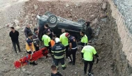 Hatay'da korkunç kaza: Kontrolden çıkan araç takla atarak ters döndü