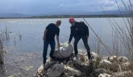 Beyşehir Gölü'nde av yasağı hiçe sayıldı: Yüzlerce metre balık ağı ele geçirildi