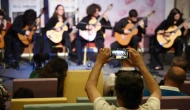 Antalya'da gitar konseri rüzgarı: Genç yetenekler sahne aldı