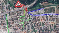 Kocaeli kavşak projesi trafiği kapattı