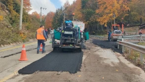 Kartepe zirve yolunda bakım tamamlandı