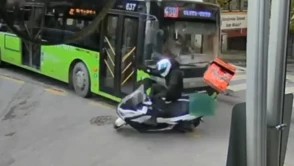 Çayırova’da otobüs motosiklet çarpıştı