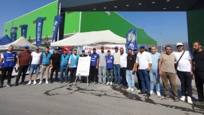 Saadet Gençlik Kolları Gübre Taş işçilerini ziyaret