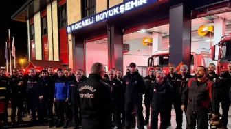 Kocaeli deprem bölgesine afet ekibi gönderdi