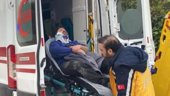 Kocaeli’de motosikletli yaralandı