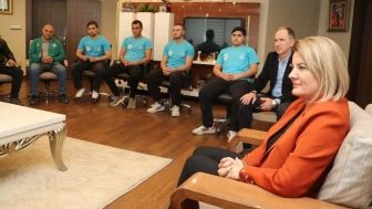 İzmit güreş takımı başkanı ziyaret etti