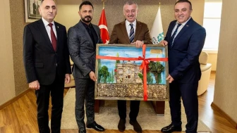 Milli eğitim müdürü başkanı ziyaret etti