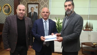 Körfez belediye başkanı ziyaretçi kabul etti