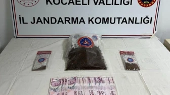 Kocaeli jandarması uyuşturucu operasyonunda 2 gözaltı