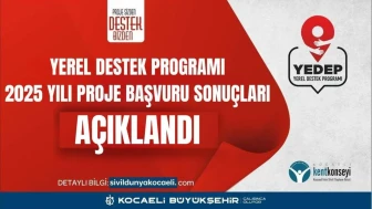 Kocaeli'deki STK'lara YEDEP müjdesi: İşte hibe kazanan 75 proje