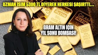 Gram altın için yıl sonu bombası: Uzman isim 5300 TL diyerek herkesi şaşırttı