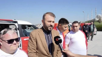 Özel bireylerden duygusal anlar: Engelliler Haftası'nda temsili askerlik yaptılar