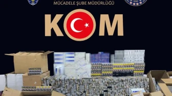 İzmit'te züccaciye ürünleri arasından kaçak sigara çıktı