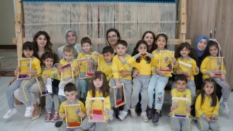 Anaokulu öğrencileri halı tezgahıyla tanıştı: Erzurum olgunlaşma enstitüsü'nde ziyaret