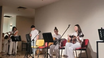Mesir Ortaokulu'ndan unutulmaz müzik ziyafeti: Öğrenciler adeta büyüledi