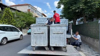 Yenişehir’de daha temiz bir İzmit için konteyner değişimi
