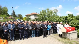 Zonguldak'ta polis memuru Ertunç Gül'e veda: Törende duygusal anlar yaşandı