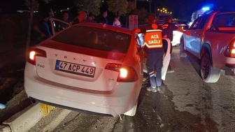 Mardin'de trafik kazası: Sürücü direksiyon kontrolünü kaybetti, sağlık durumu iyi