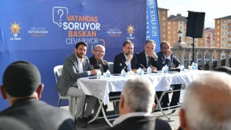 Yakutiye Belediye Başkanı Uçar, Hilalkent'te halkla buluşarak projelerini anlattı