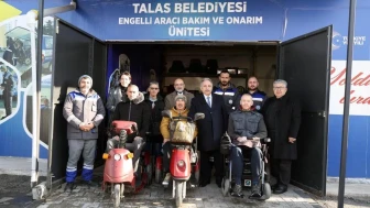 Talas Belediyesi'nden engelli bireyler için dev adım: Ücretsiz bakım merkezi 5 yılda 1399 araca hizmet verdi