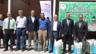 Elazığ'da çiftçilere hibeli fasulye tohumu desteği başladı
