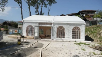 Düzce'de Konuralp Antik Kenti'nde tarihi yolculuk başlıyor: Seyir terası yapımında sona gelindi