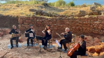 Marmaris'te Kedreai Antik Kenti'nde klasik müzik konseriyle tarih ve sanat buluştu