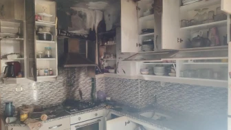 Tosya'daki apartman yangınında panik! Can kaybı yok, fakat maddi hasar büyük