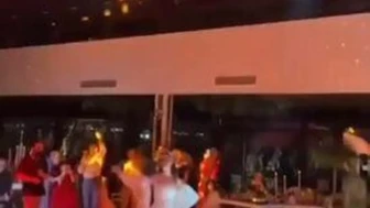 Düğünde dehşet: Dev disko topu gelin ve davetlilere çakıldı
