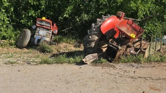 Ödemiş'te feci kaza! Traktör ikiye ayrıldı, sürücü hayatını kaybetti
