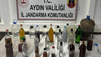 Sahte alkol üreten şüpheli jandarmaya takıldı: 102 litre ele geçirildi