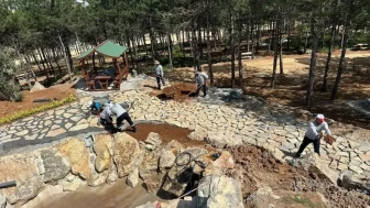 Gebze Damga Tepe Mesire Alanı inşaatı sürüyor