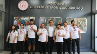 Adıyamanlı özel sporculardan büyük başarı: 9 madalya ile döndüler