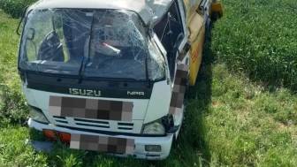 Lüleburgaz'da tanker kazası: Kontrolden çıkan araç takla attı, sürücü hastaneye kaldırıldı