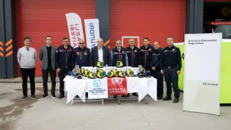 Hyundai, Kocaeli İtfaiyesi'ne acil durum ekipmanlarıyla destek verdi!