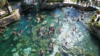 Pamukkale'deki kriz çözüldü: Güney kapısı yaz boyunca açılacak, Kleopatra havuzu 15 Temmuz'da açılıyor