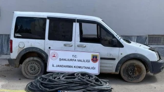 Birecik’te hırsızlık operasyonu: 200 metre elektrik kablosu bulundu, şüpheliler aranıyor