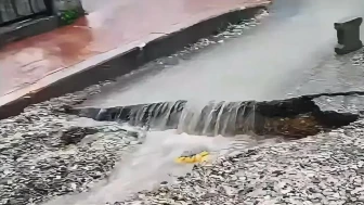 Sinop'ta şiddetli yağış sonrası yol çökmesi! Kalıcı çözüm çağrısı