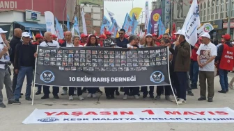 Malatya'da 1 Mayıs coşkusu: Yürüyüş ve halaylarla dolu bir gün