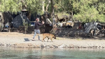 Bodrum adaboğazı'na kaçak yapı operasyonu