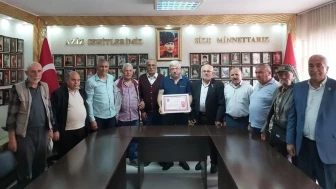 Şehit aileleri ve gazilere destek veren Roşirvan Çekiç'e onursal üyelik
