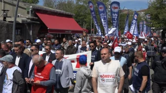 Kırklareli'de 1 mayıs kutlamaları: İşçi sendikaları törenlerle kutladı