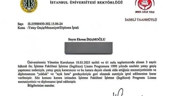 İmamoğlu'nun Diploması İptal Edildi: Şok Karar!