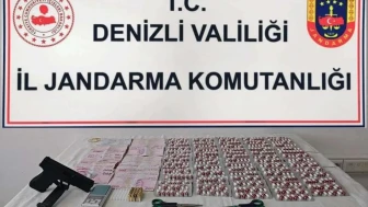 Denizli'de zehir tacirlerine büyük darbe! 3 kişi yakalandı, binlerce uyuşturucu hap ele geçirildi