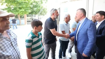 Büyükakın Gülşah Yazıcının babasının cenazesine katıldı