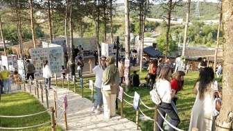 Bilnet Okulları sanat sergisinde minikler buluştu